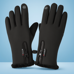 Romano nx Black Winter Touchscreen Gloves for Men & Women – Warm, Windproof, Mobile Friendly Gloves
