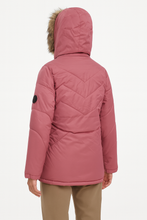 Load image into Gallery viewer, Romano nx Women’s Best Snow Jacket for Leh Ladakh, Kashmir, Canada, Switzerland Trips | Warm Fur Hooded Winter Coat
