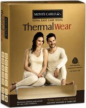 Load image into Gallery viewer, Monte Carlo 100% Pure Merino Wool Machine Washable Thermal for Men &amp; Women Off White
