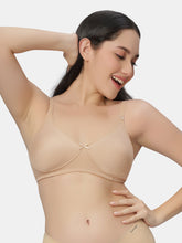 Load image into Gallery viewer, Sonari Padded Wirefree Polycotton Full Coverage T-Shirt Bra with Detachable Straps – KNOX
