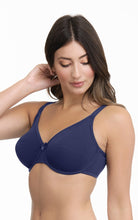 Load image into Gallery viewer, Amante Ultimo Essential Cotton Non-Padded Wired Bra - Inky Blue
