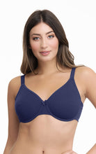 Load image into Gallery viewer, Amante Ultimo Essential Cotton Non-Padded Wired Bra - Inky Blue
