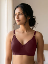 Load image into Gallery viewer, Sonari Non Padded Wirefree T-Shirt Bra for Women | Medium Coverage with Side Shapers - D 12
