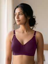 Load image into Gallery viewer, Sonari Non Padded Wirefree T-Shirt Bra for Women | Medium Coverage with Side Shapers - D 12
