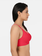 Load image into Gallery viewer, Sonari Non Padded Wirefree T-Shirt Bra for Women | Medium Coverage with Side Shapers - D 12
