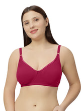 Load image into Gallery viewer, Sonari Non-Padded Cotton Spandex Medium Coverage Wirefree T-Shirt Bra – D14
