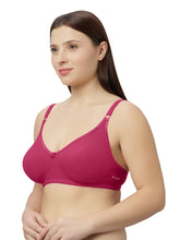 Load image into Gallery viewer, Sonari Non-Padded Cotton Spandex Medium Coverage Wirefree T-Shirt Bra – D14
