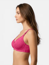 Load image into Gallery viewer, Sonari Non-Padded Wire-Free T-Shirt Bra with Seamed Cups, Medium Coverage, Cotton Comfort – D-14
