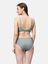 Load image into Gallery viewer, Sonari Bridal Non Padded Medium Coverage Wirefree Lace Lingerie Set with Low Rise Panty – DEENA
