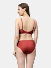 Load image into Gallery viewer, Sonari Bridal Non Padded Medium Coverage Wirefree Lace Lingerie Set with Low Rise Panty – DEENA
