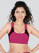 Load image into Gallery viewer, Dermawear Women's Padded Racer Back Sports Bra SB-1101
