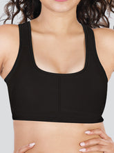Load image into Gallery viewer, Dermawear Women's Padded Racer Back Sports Bra SB-1101
