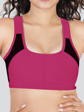 Load image into Gallery viewer, Dermawear Women's Padded Racer Back Sports Bra SB-1101
