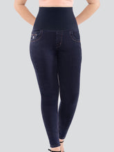 Load image into Gallery viewer, Dermawear Women's YDIS ShapeX Denim Jeans With 6-Inch Compression Belt
