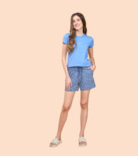 Load image into Gallery viewer, Enamor Essentials Womens E062-Mid Rise Relaxed Fit Thigh Length Jersey Shorts
