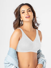 Load image into Gallery viewer, Sonari Non-Padded Wirefree Pure Cotton Full Coverage Bra with Adjustable Straps – ELIZABETH
