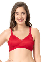 Load image into Gallery viewer, Amante every de Essential Non-Padded Non-Wired Support Full Cover Bra - Crimson
