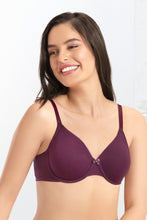 Load image into Gallery viewer, Amante every de Non-Padded Wired Cotton Embrace Full Cover Bra - Pickled Beet
