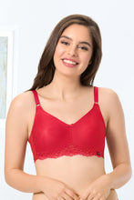 Load image into Gallery viewer, Amante every de Contour Charm Non-Padded Non-Wired Full Cover Everyday Bra - Crimson
