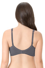 Load image into Gallery viewer, Amante Cotton Non-Padded Non-Wired True Support Bra - Steel Grey
