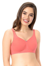 Load image into Gallery viewer, Amante every de Elegant Non Padded Non Wired Concealer Full Cover Bra - Sunkist Coral
