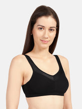 Load image into Gallery viewer, Sonari Non-Padded Wirefree Cotton Full Coverage Everyday Bra with Broad Adjustable Straps – ALEX

