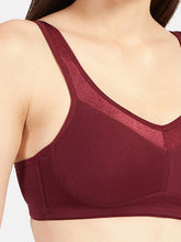 Load image into Gallery viewer, Sonari Non-Padded Wirefree Cotton Full Coverage Everyday Bra with Broad Adjustable Straps – ALEX
