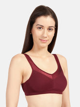 Load image into Gallery viewer, Sonari Non-Padded Wirefree Cotton Full Coverage Everyday Bra with Broad Adjustable Straps – ALEX
