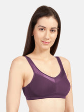 Load image into Gallery viewer, Sonari Non-Padded Wirefree Cotton Full Coverage Everyday Bra with Broad Adjustable Straps – ALEX
