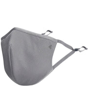 Load image into Gallery viewer, Unisex Polyester Mesh and Super Combed Cotton Woven Face Mask with Adjustable Nose-clip and Soft Elastic Ear Loops - Performance Grey-7
