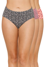 Load image into Gallery viewer, Amante Inner Elastic Printed Mid Rise Hipster Panty (Pack of 3) 43105
