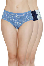 Load image into Gallery viewer, Amante Printed Mid Rise Hipster Panty (Pack of 3) 43101
