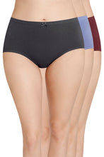 Load image into Gallery viewer, Amante Inner Elastic Solid High Rise Full Brief Panties (Pack of 3) 53005
