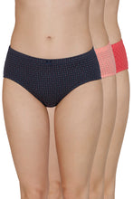 Load image into Gallery viewer, Amante Inner Elastic Print Mid Rise Hipster Panties (Pack of 3) 43105

