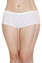 Load image into Gallery viewer, Amante Printed Low Rise Boyshort (Pack of 2) 62101
