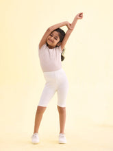 Load image into Gallery viewer, Go Colors Cream Cotton Stretch  Cycling Shorts
