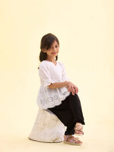 Load image into Gallery viewer, Go Colors Black Viscose Stretch Harem

