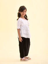 Load image into Gallery viewer, Go Colors Black Viscose Stretch Harem
