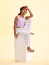 Load image into Gallery viewer, Go Colors White Viscose Stretch Harem
