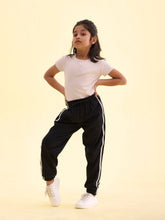 Load image into Gallery viewer, Go Colors Black Cotton Joggers
