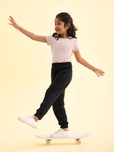 Load image into Gallery viewer, Go Colors Black Cotton Joggers
