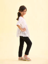 Load image into Gallery viewer, Go Colors Black Cotton Stretch Ankle Length Leggings
