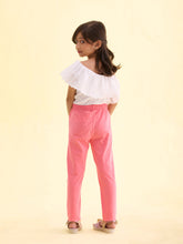 Load image into Gallery viewer, Go Colors Light Pink Cotton Stretch  Ankle Length Leggings
