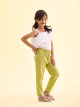 Load image into Gallery viewer, Go Colors Light Pista Cotton Stretch  Ankle Length Leggings
