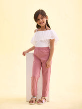 Load image into Gallery viewer, Go Colors Mauve Cotton Stretch  Ankle Length Leggings
