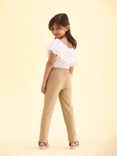 Load image into Gallery viewer, Go Colors Gold Nylon Stretch Shimmer Leggings
