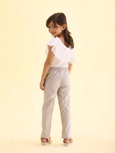 Load image into Gallery viewer, Go Colors Silver Nylon Stretch Shimmer Leggings

