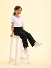 Load image into Gallery viewer, Go Colors Black Cotton Stretch Track Pant
