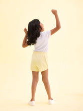 Load image into Gallery viewer, Go Colors Baby Yellow Cotton Knit Shorts
