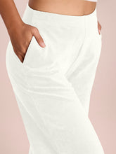 Load image into Gallery viewer, Go Colors Cream Corduroy Wide Pants
